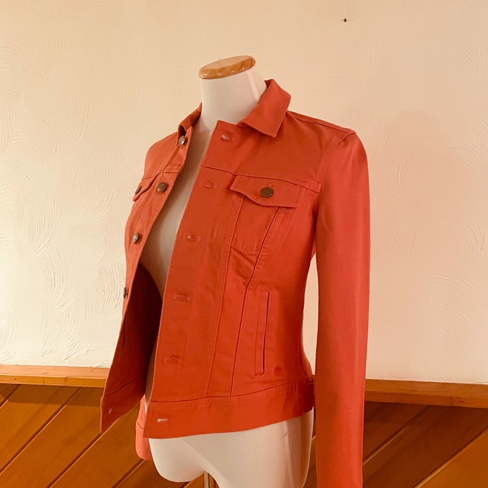 Talbot’s Like new Classic Coral Denim Jacket